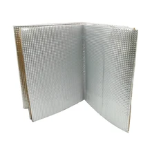 5 шт. 30*50 мм Автомобильный звук Deadener Вибрация контроль Доказательство Алюминиевая фольга хлопок теплоизоляция коврик багажник капюшон самоклеющиеся