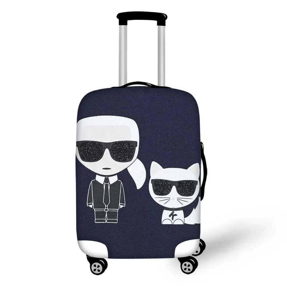 

HaoYun Karl Lagerfelds Travel Luggage Cover for Suitcase Protective Cover Elastic Stretch to 18''-30'' Case Dust-proof Protector