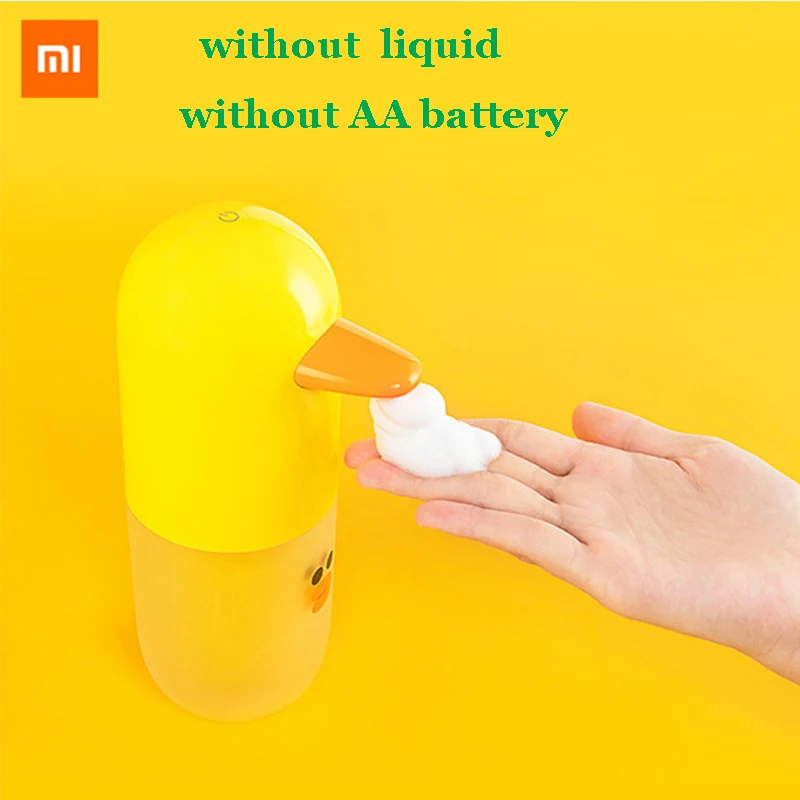 Xiaomi MiJia автоматический набор для мытья рук линия Салли индивидуальные просо индукции мыло диспенсер милый ручная стиральная машина - Цвет: Цвет: желтый
