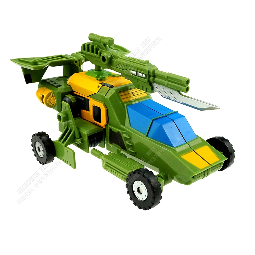 Claasical Transformer Green Chost Yoiken Car Helicopter Transformation 3 Model Figure Robot Alteration Man Toy