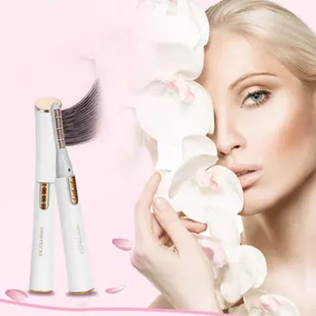 

New Arrival Portable Pen Style Electric Perm Heated Eyelash Curler Long Lasting Eye lash Curler Makeup Curling Kit For Women