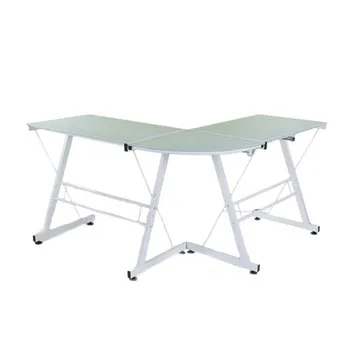 

L-Shaped Durable Stalinite Splicing Computer Desk 402C White