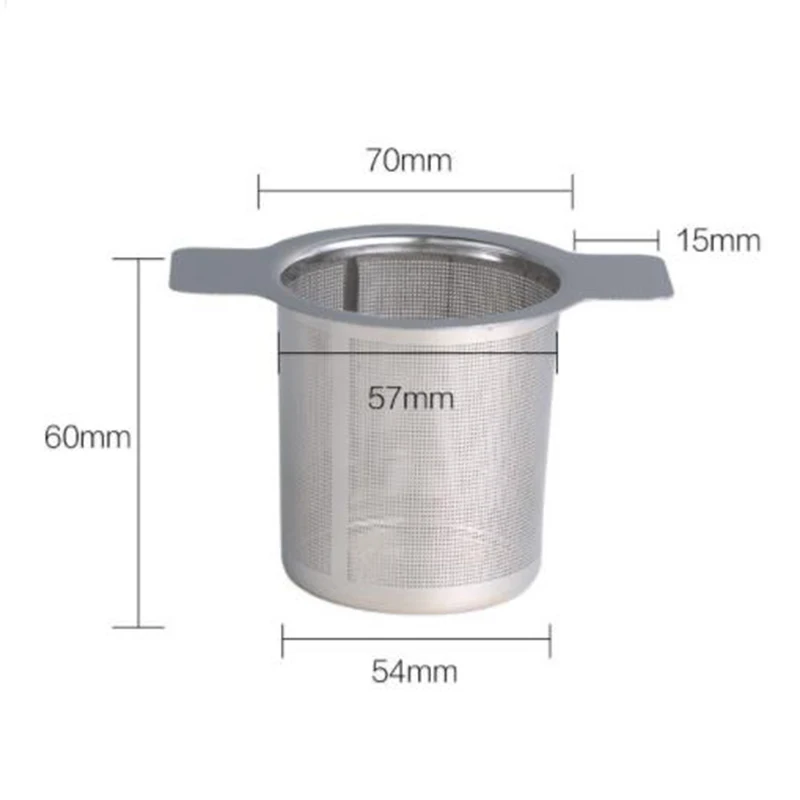 Фильтр для заварки чая из нержавеющей стали с двумя ушами