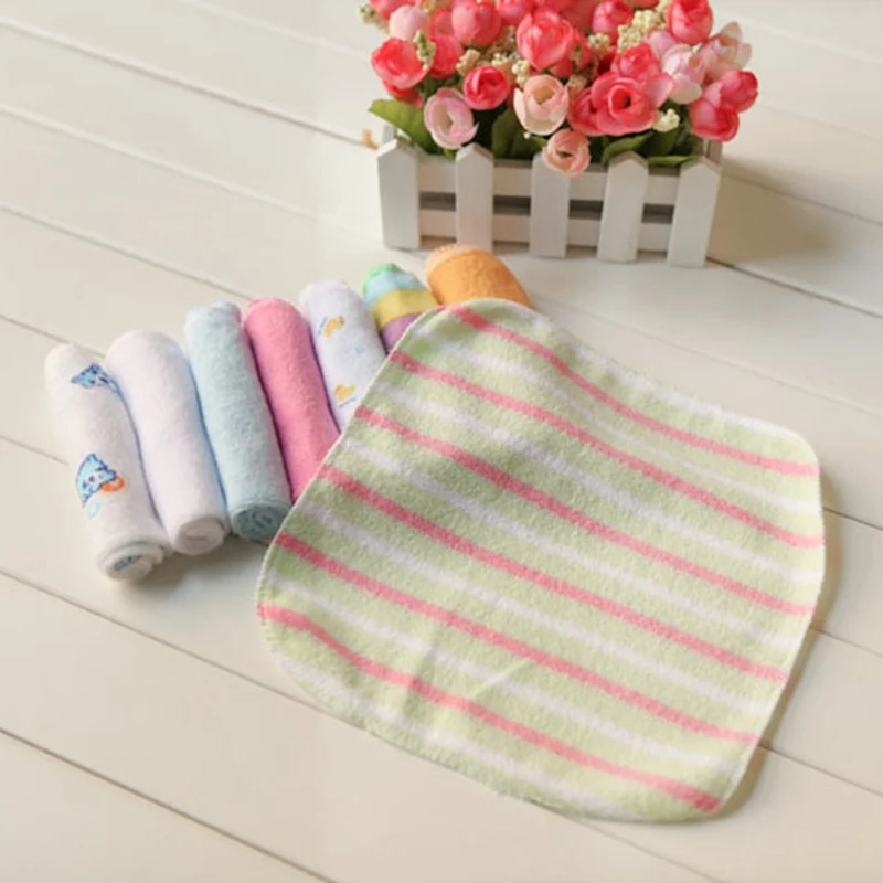 

8PCS Newborn Baby Towel Comfortable Cotton Bathing Feeding Handkerchief Bath Towel Infant Kids Breathable Towels Shower Cloth