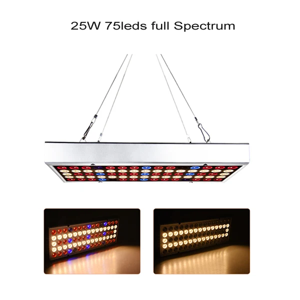 300 Вт светодиодный свет для выращивания полного спектра для внутренней гидропонной установки цветок seedlight светодиодный свет для выращивания растений лампа fitolamp - Испускаемый цвет: 25W full spectrum