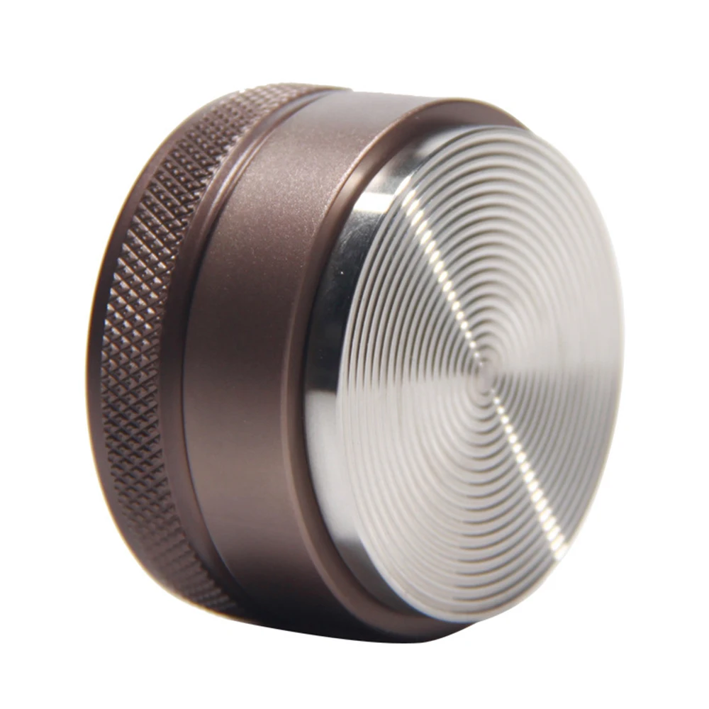  304 Stainless Steel Maracon Ripple Coffee Tamper 58MM Mini Adjustable Coffee Hammer Aluminum Handle