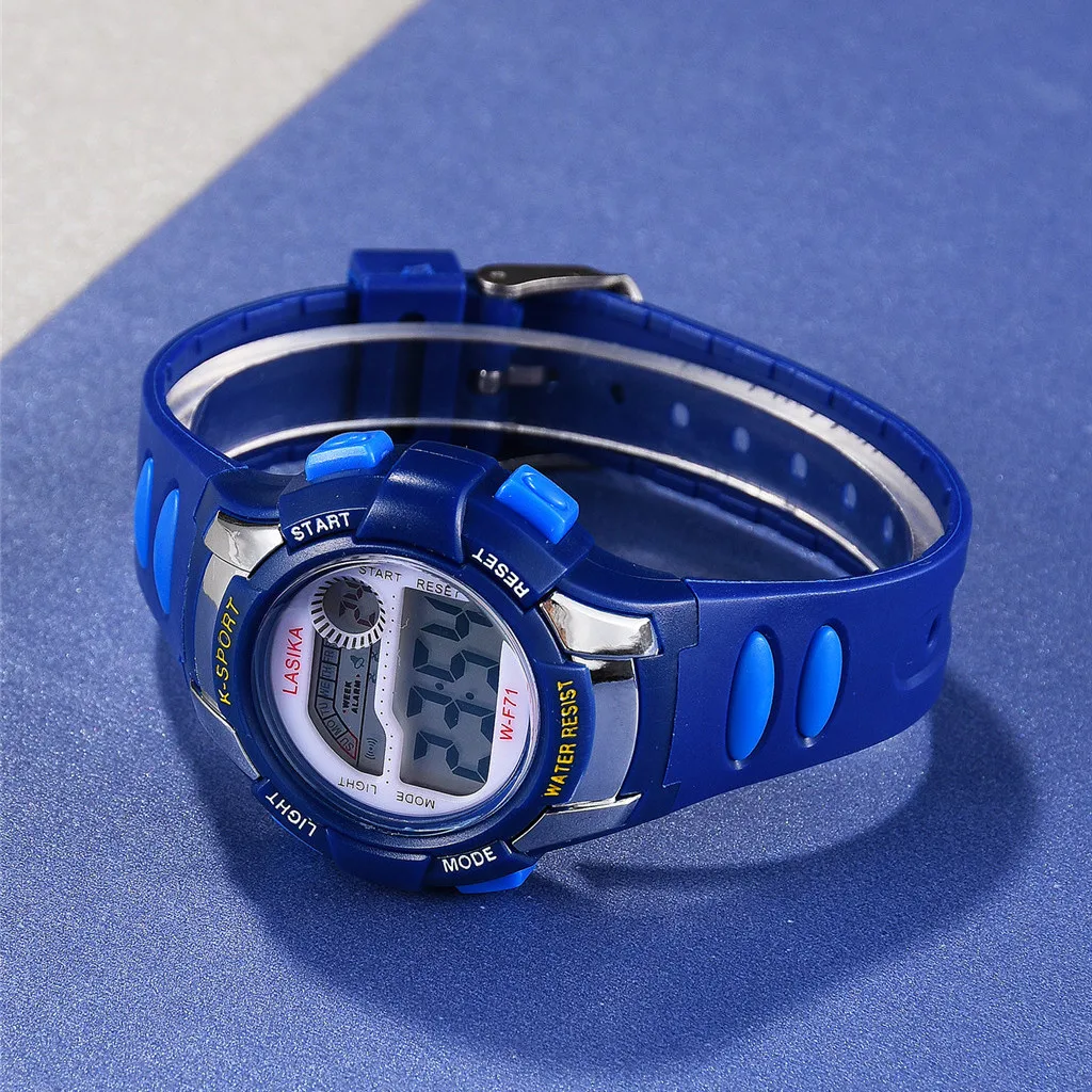 Горячие часы водонепроницаемые часы детские часы брендовые наручные часы Дети мальчики девочки студенты цифровой электронный дисплей