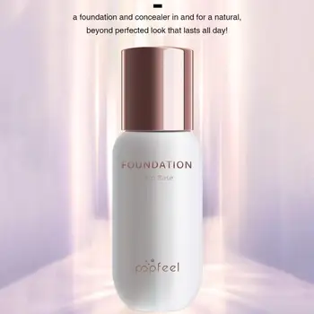 

30ml Face Foundation Color Changing Liquid Foundation Hydrating Base Lasting Oil-control Concealer Cream Makeup V4G7