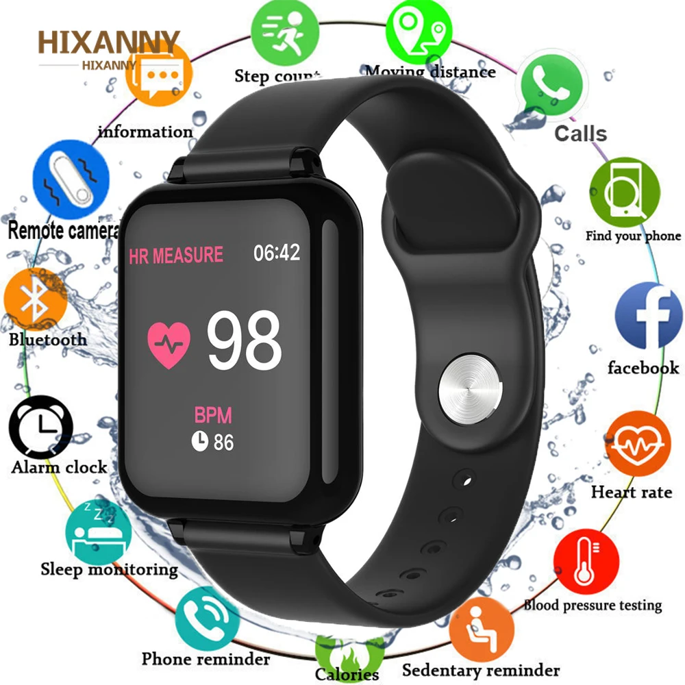 

B57 Smart Watch Fitness Bracelet Heart Rate Monitor Blood Pressure Multiple Sport Mode B57 Men Women Smart Watch Wearable Watch