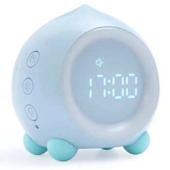 

Kids Alarm Clock for Kids, Color Night Light, Sunrise Sunset Simulation, Adjustable Brightness of Screen