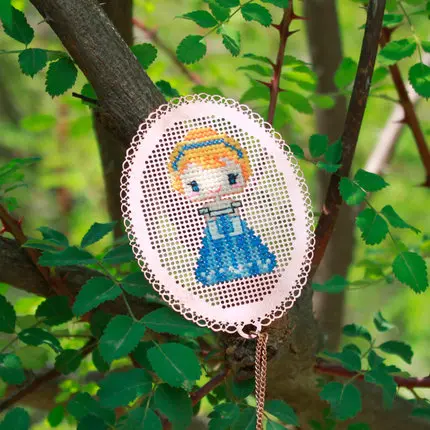 Розовый DIY ремесло Стич вышивки крестом металлическая Закладка серебро Золотой Рукоделие Вышивка ремесла Счетный крест-Набор для вышивки подарок - Цвет: Розовый
