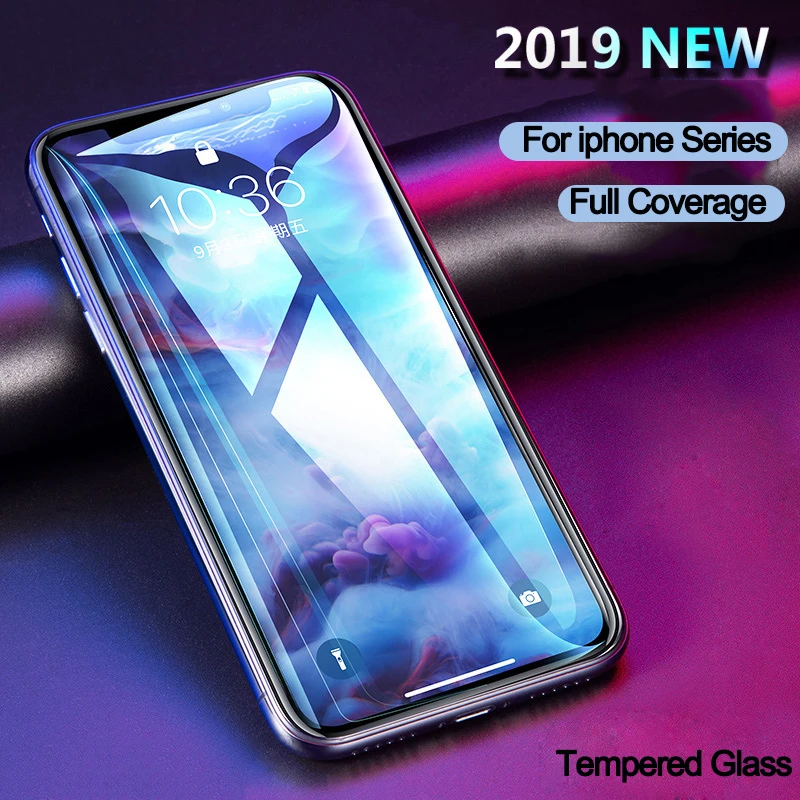 

Full Cover Screen Protector for Apple iphone 11 Pro Max Tempered Glass on for iPhone 11 Protective Glass aiphone 11pro i Phone11