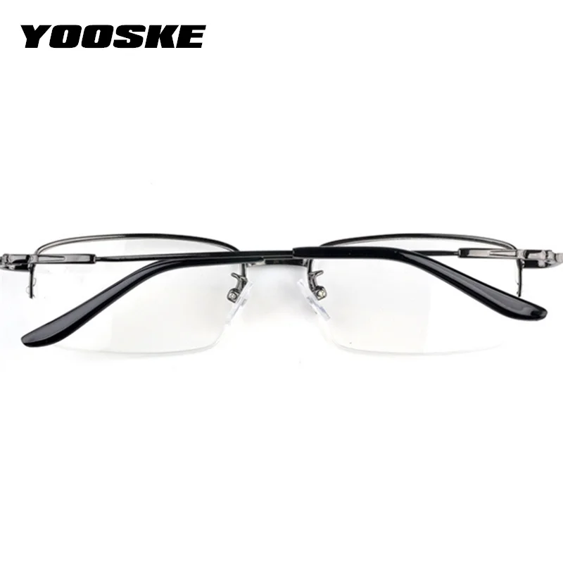 Myopia Glasses Eyeglass Frames for Women Men Half Frame Student-1.0-6.0