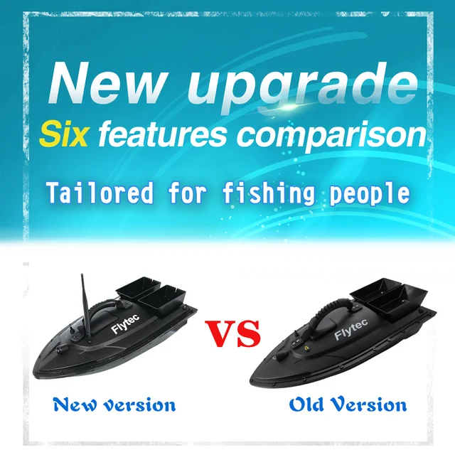 Flytec 2011-5 Bait Boat Fish Finder 1.5kg Loading 500m Remote Control Fishing RC Boat Professional Fisch Boat Speedboat 4