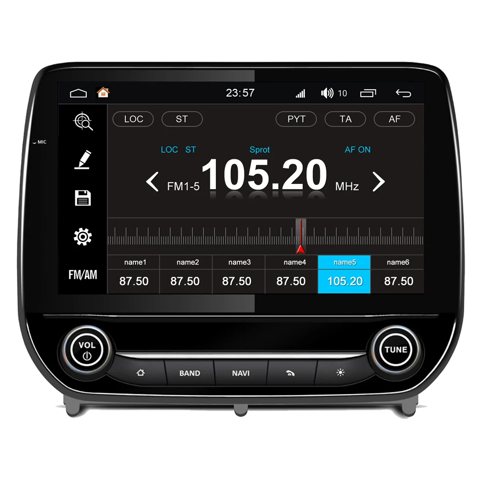 Автомобильный радиоприемник RoverOne Android 8 0 Octa Core GPS для Ford EcoSport 2018 2019 сенсорный экран