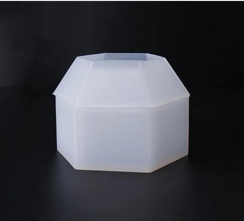 DIY Кристалл эпоксидная смола, форма коробка для хранения ювелирных изделий форма Шестигранная Коробка для хранения прессформы