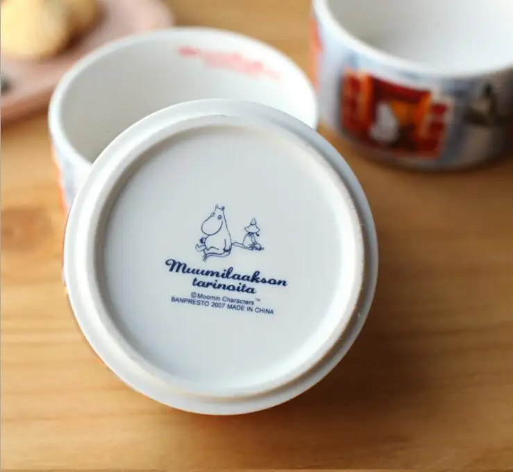 Moomin/Muming Конфеты дом 4 шт. свежих продуктов чаша для риса керамическая аниме