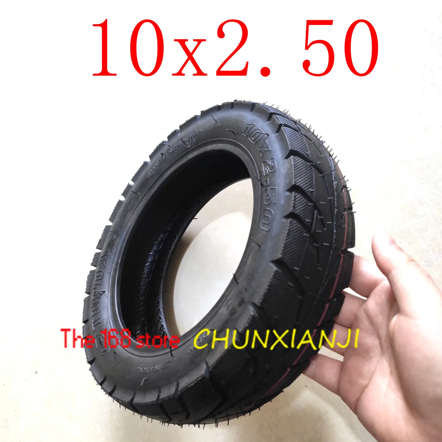 Высокое качество 10 дюймов бескамерная шина 10x2.50 вакуумная шина для электрического скутера баланс привода шины велосипеда 10*2,5 шины