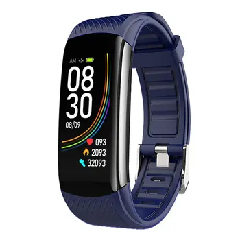 

C6T smart bracelet watch TPU Information push Sleep monitoring Exercise pedometer Measuring body temperature