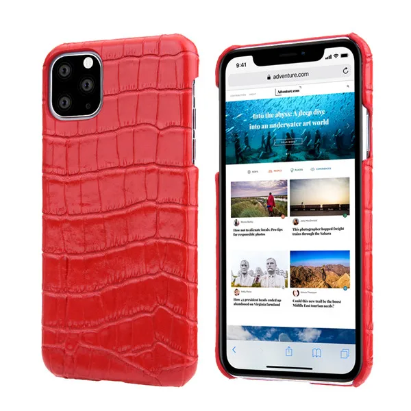 3F чехол кожаный чехол для телефона для iPhone Xr чехол Роскошный воловья кожа 11 Pro Чехол для iPhone 11 чехол 6 6s 7 8 Plus Xr Xs Max Funda - Цвет: Brown