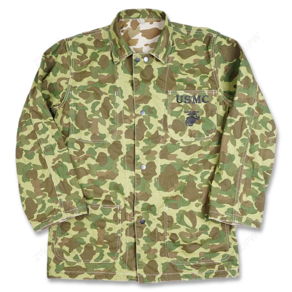 

Американская армейская камуфляжная куртка WW2 USMC из хлопка