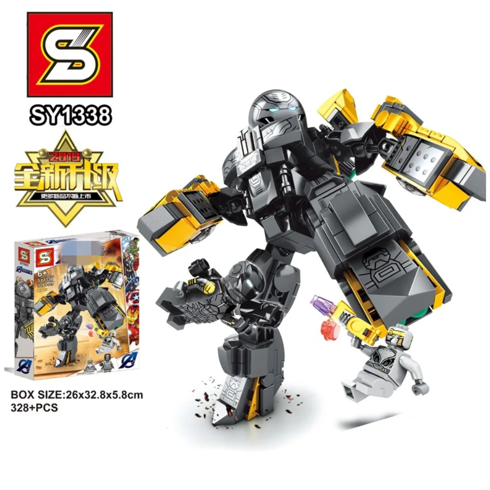 Ironman Hulkbuster Smash-u Building Blocks Compatible With Iron Man 76104 Marvel Super Heroes Avengers Infinity War Toy Gifts