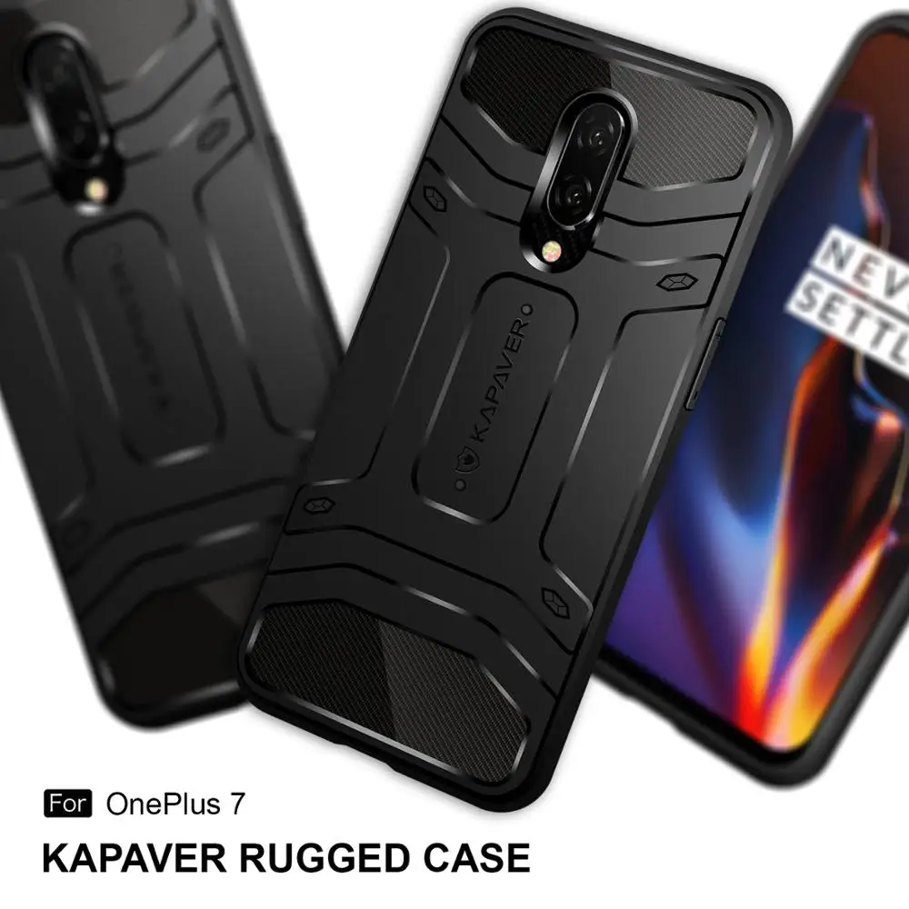 Capaver роскошный Официальный чехол для телефона для OnePlus 7 Чехол 1+ 7 Чехол прочный ударопрочный тонкий бампер Защита задняя крышка