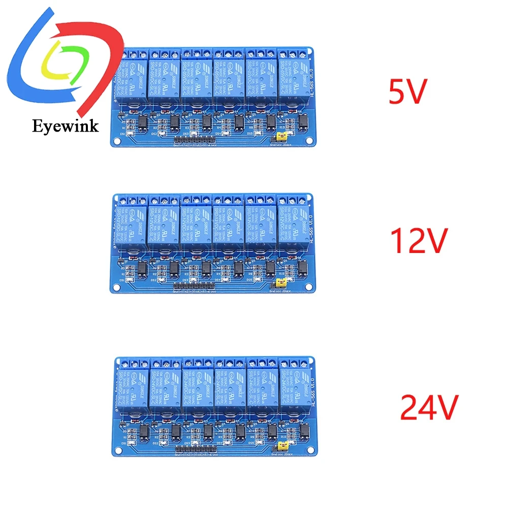 Инструменты для релейного вывода принадлежности каналов 5 В 12 24 6 Arduino с модулем