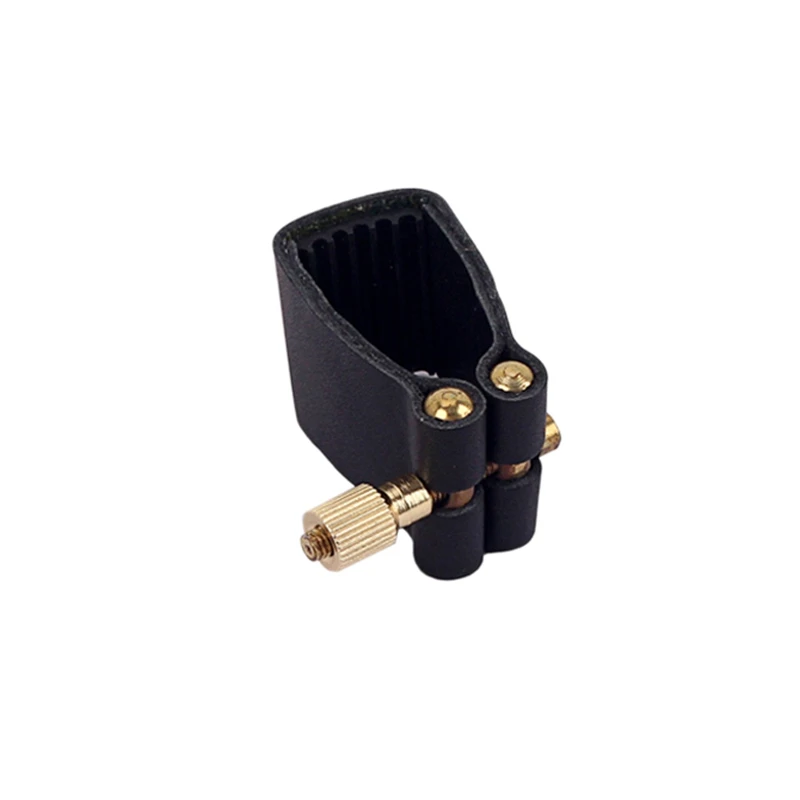 

Leather Compact Durable Ligature Fastener for Tenor Saxophone Mouthpiece