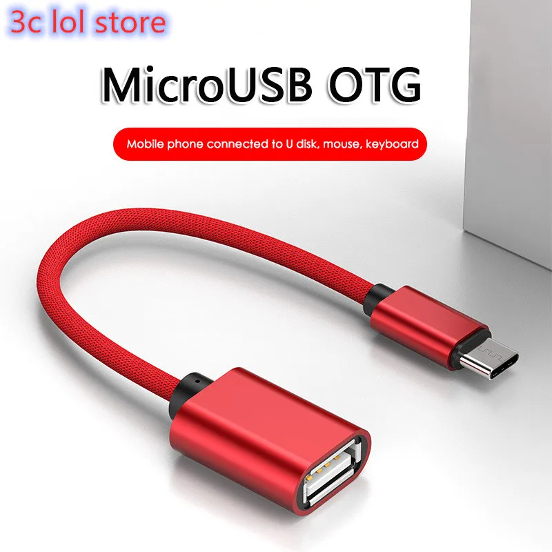 

2 Type Type C to USB Adapter OTG Cable Micro USB OTG Converter Type-C Micro Connector Data Cable For Xiaomi Redmi Samsung Phone