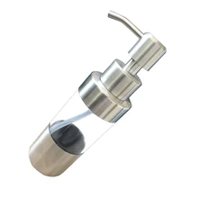 304 прозрачный гель для душа из нержавеющей стали как бутылка для мыла для рук ручной дозатор мыла банные принадлежности для гостиницы