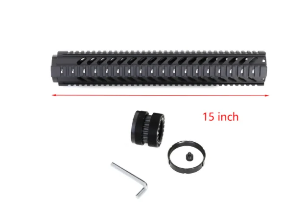 Тактический сверхмощный 4,7, 10,12, 15 дюймов бесплатно поплавок Quad Rail Handguard. 223/5. 56 Пикатинни система для AR-15 M16 M4 Handguard - Цвет: 15