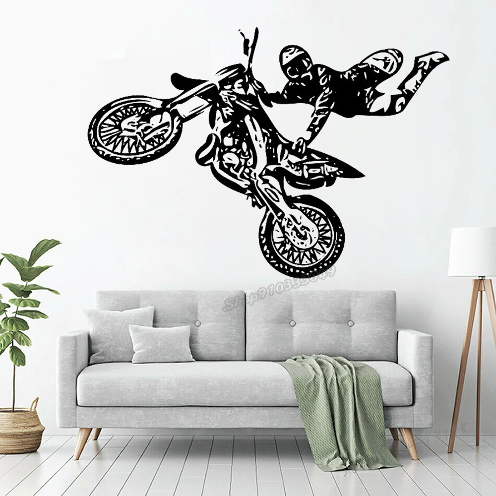 Cartaz do jogo da motocicleta auto motocross posters de seda moto imprime  esportes para o homem menino quarto decoração da parede lona imagem 16x24  - AliExpress