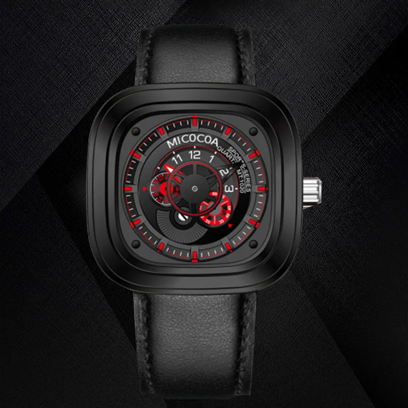 

Micocoa/Kou MEN'S Quartz Watch Cross Border Hot Selling Waterproof Creative Watch Men's Second Class Electricity Supplier Watch