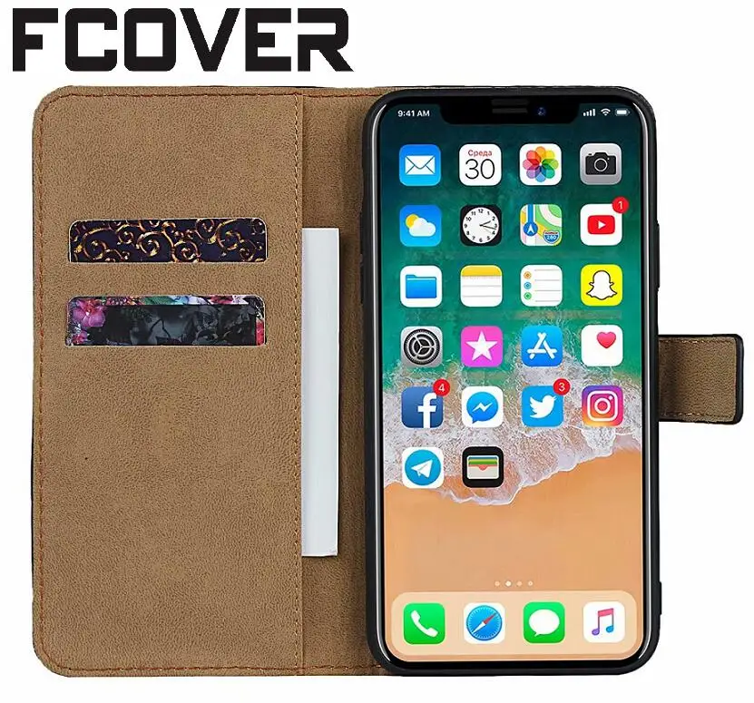 

For Apple iphone 11 Pro Max Book Cases Genuine Leather Stand Card Shell Wallet Phone Cover