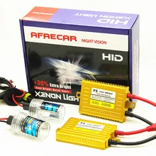 AFAECAR переменного тока 12V h7 h11 9005 9006 h1 h3 Автомобильная ксеноновая лампа 6000 К 4300 К 8000 К Ксенон conversion kit