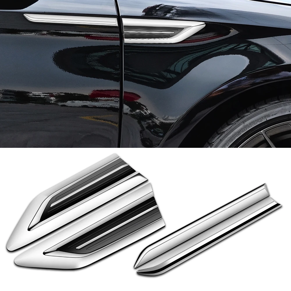 4 шт./лот Металлическая Автомобильная боковая наклейка для VW Volkswagen Tiguan Passat B6 B7 Golf 5