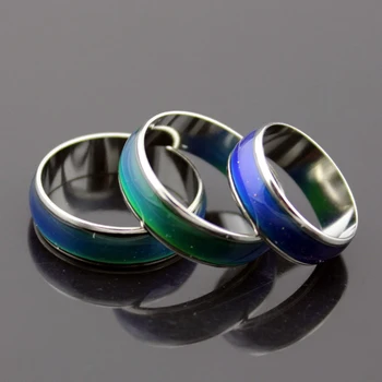 

Personality Magic Temperature Color Changing Ring Emotion Feeling Mood Ring