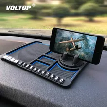 Car Anti-Slip Mats Accessories Multifunctional Magic Pad Anti-skid Pad for Mobile Phone Navigation Creative Stop Sign car supplies mobile phone anti skid pad silicone pu round anti skid pad for mobile phones keys glasses car gadget other