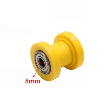 

2PCS 8MM Chain Roller Slider Tensioner Wheel Guide Universal Fit Pit Dirt Mini Bike Motocross Motorcycle Moto Atv