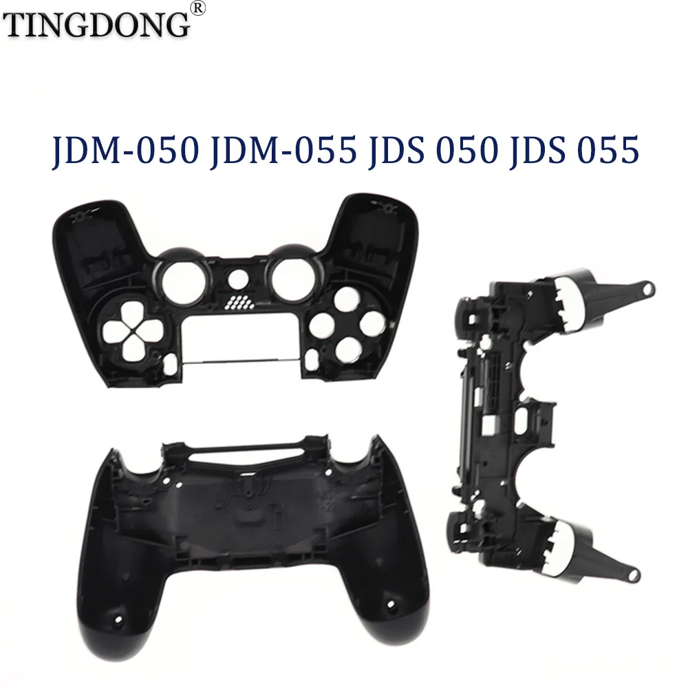 Передняя и задняя Корпус корпус чехол для PS4 JDM 050 055 JDS пульт дистанционного управления с R1 L1 ключница