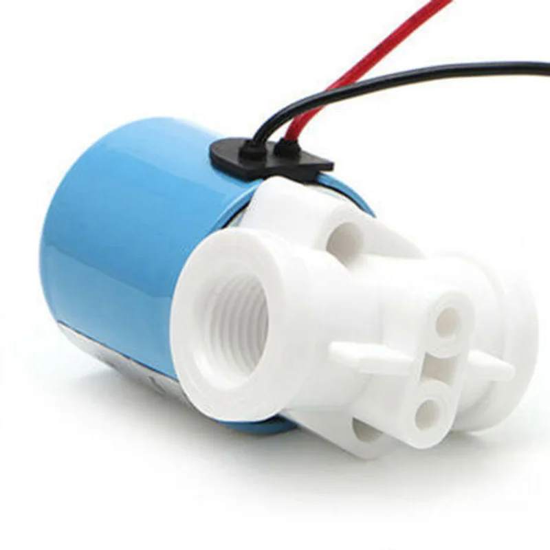 G1/4 Соленоидный клапан пластиковый нормально закрытый 2 способа 12 V/DC 0-120PSI 0-0.8MPa набор