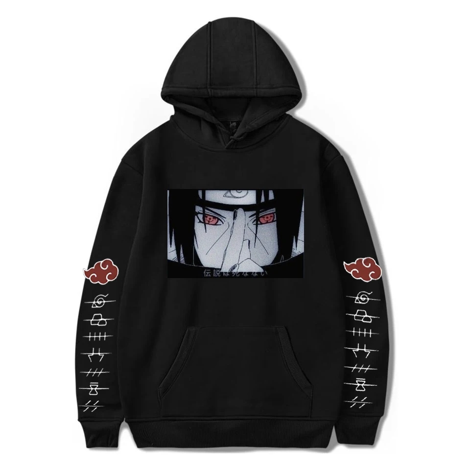 2020 Naruto Akatsuki Hoodies Streetwear Itachi Pullover Sweatshirt Men Fashion Autumn Winter Hip Hop Hoodie Pullover Men's Hoody 2020 Naruto Akatsuki Hoodies Streetwear Itachi Pullover Sweatshirt Men Fashion Autumn Winter Hip Hop Hoodie Pullover Men's Hoody
