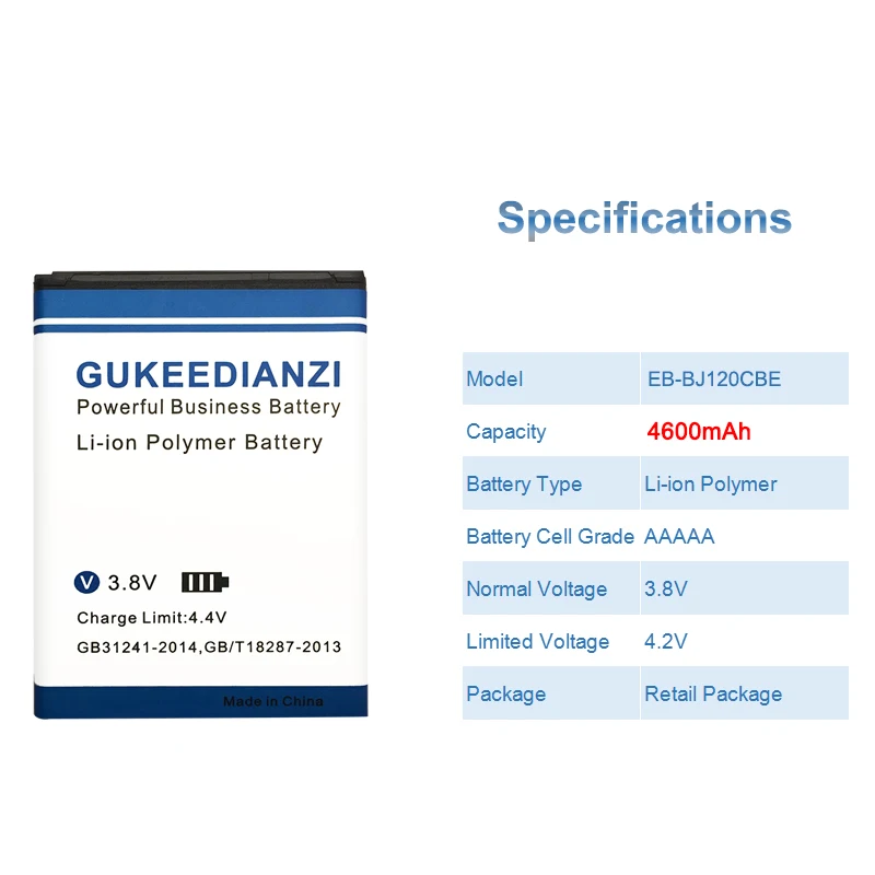 Аккумулятор GUKEEDIANZI для Samsung Galaxy Express 3 J1 2016 SM J120A J120F/DS J120 J120h J120ds J120F|Аккумуляторы