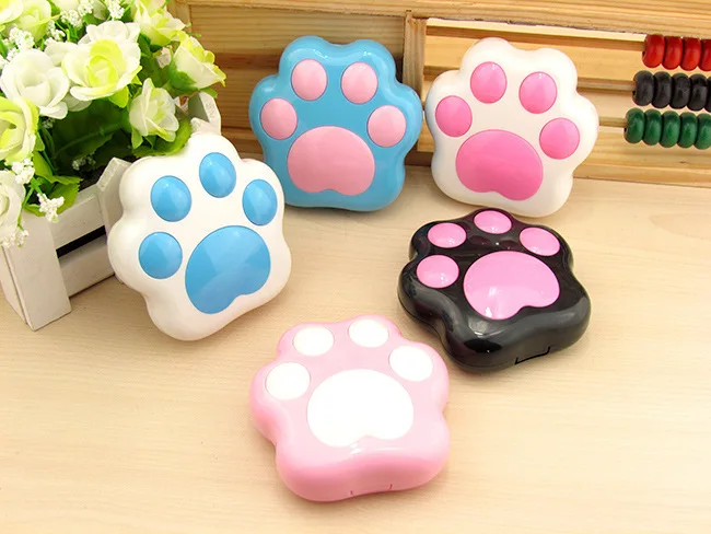 1 шт. мультяшный милый пластиковый чехол для контактных линз с собачьей кошачьей