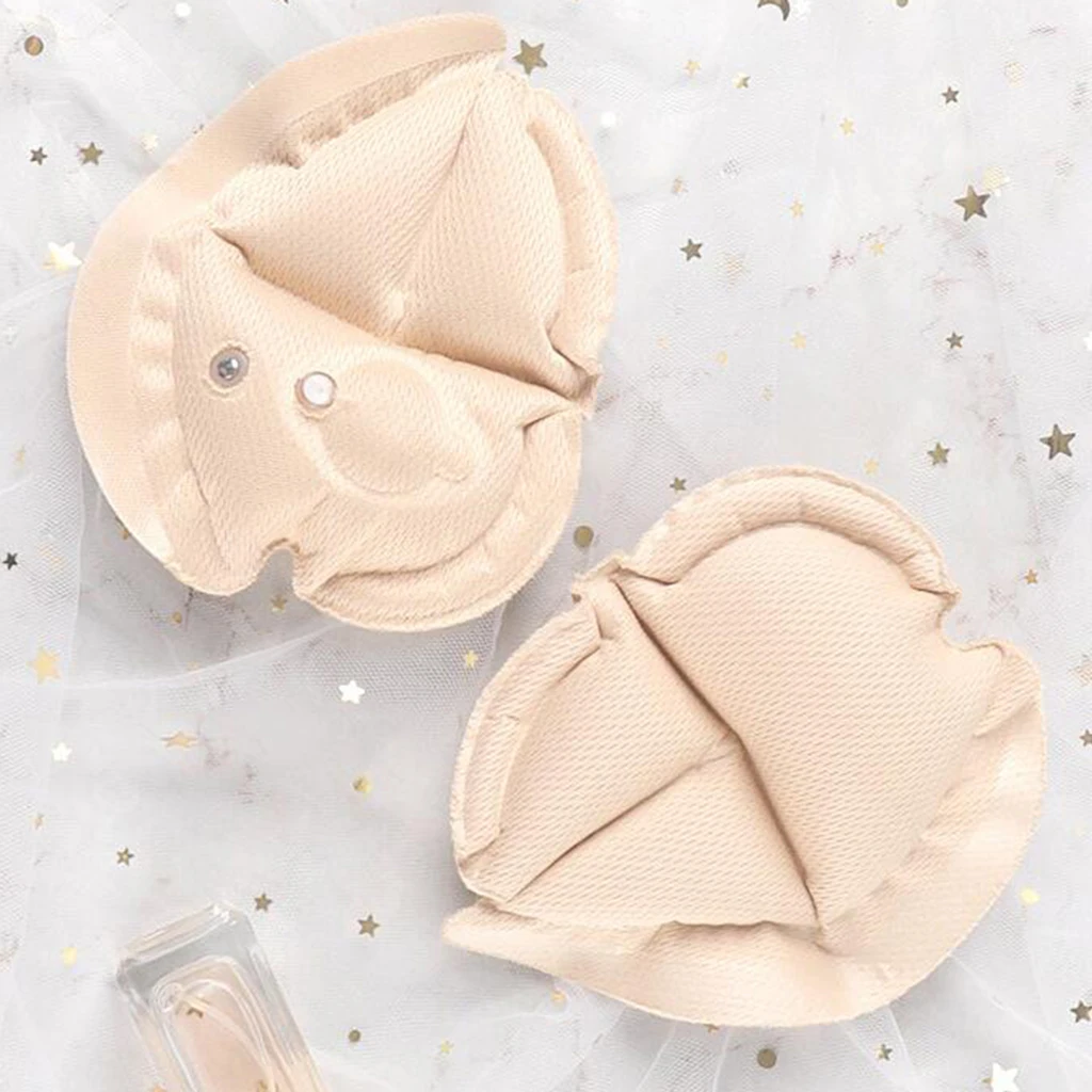 2x Anti-slip Inflatable Bra Pads Inserts Lady Push up Breast Enhancers Invisible