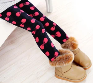 KSTDV Autumn Winter Girls Pants Velvet Thicken Warm Girls Leggings Kids Children Pants Girls Clothing For Winter 2-7years