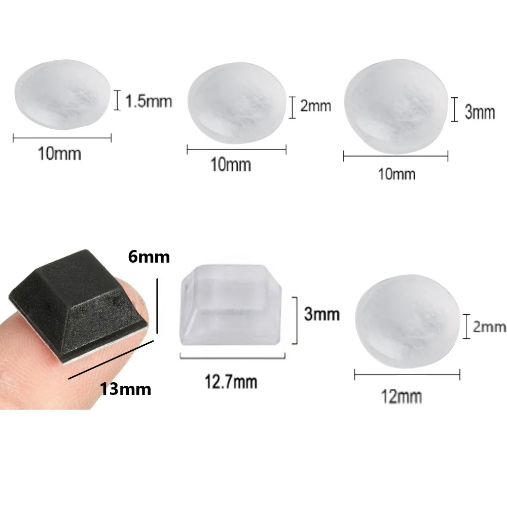 Самоклеющиеся амортизатор из силиконовой резины буфера двери шкафа бамперы