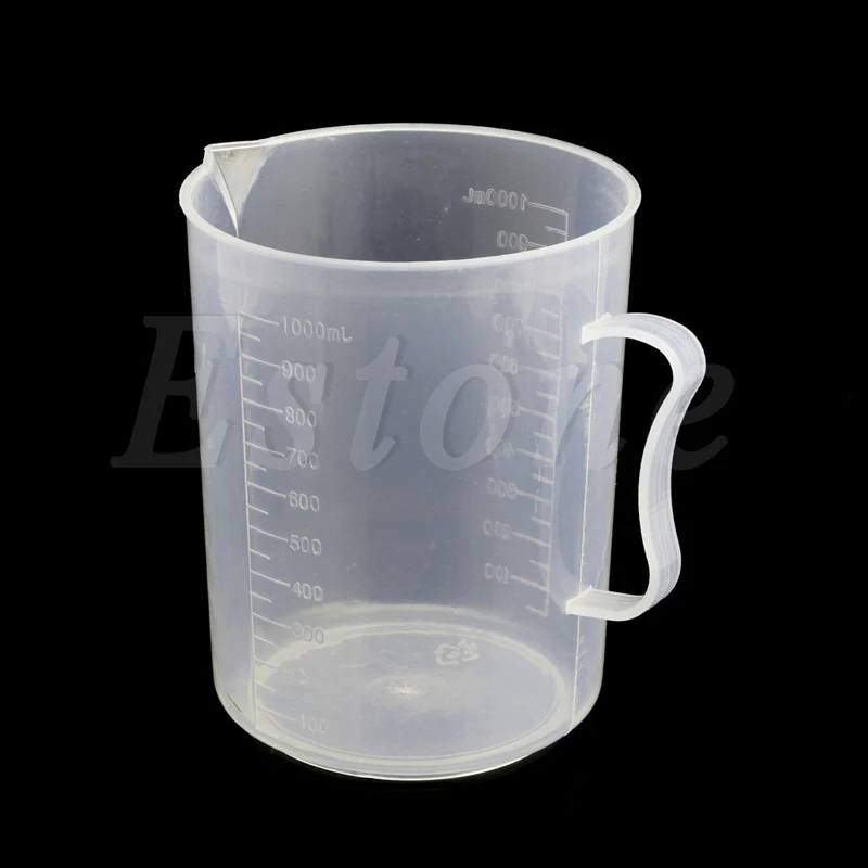 NEW 150/250/500/1000/2000ML Plastic Measuring Cup Jug Pour Spout Surface 1Pc 