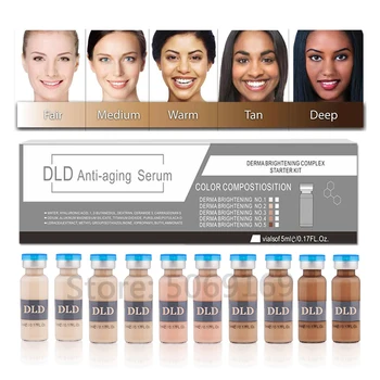 

DLD korean cosmetic 5ml BB cream glow meso brightening skin whitening foundation serum beauty Salon must makeup liquid foundatio